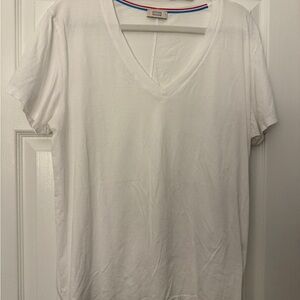 White V-Neck T-Shirt
